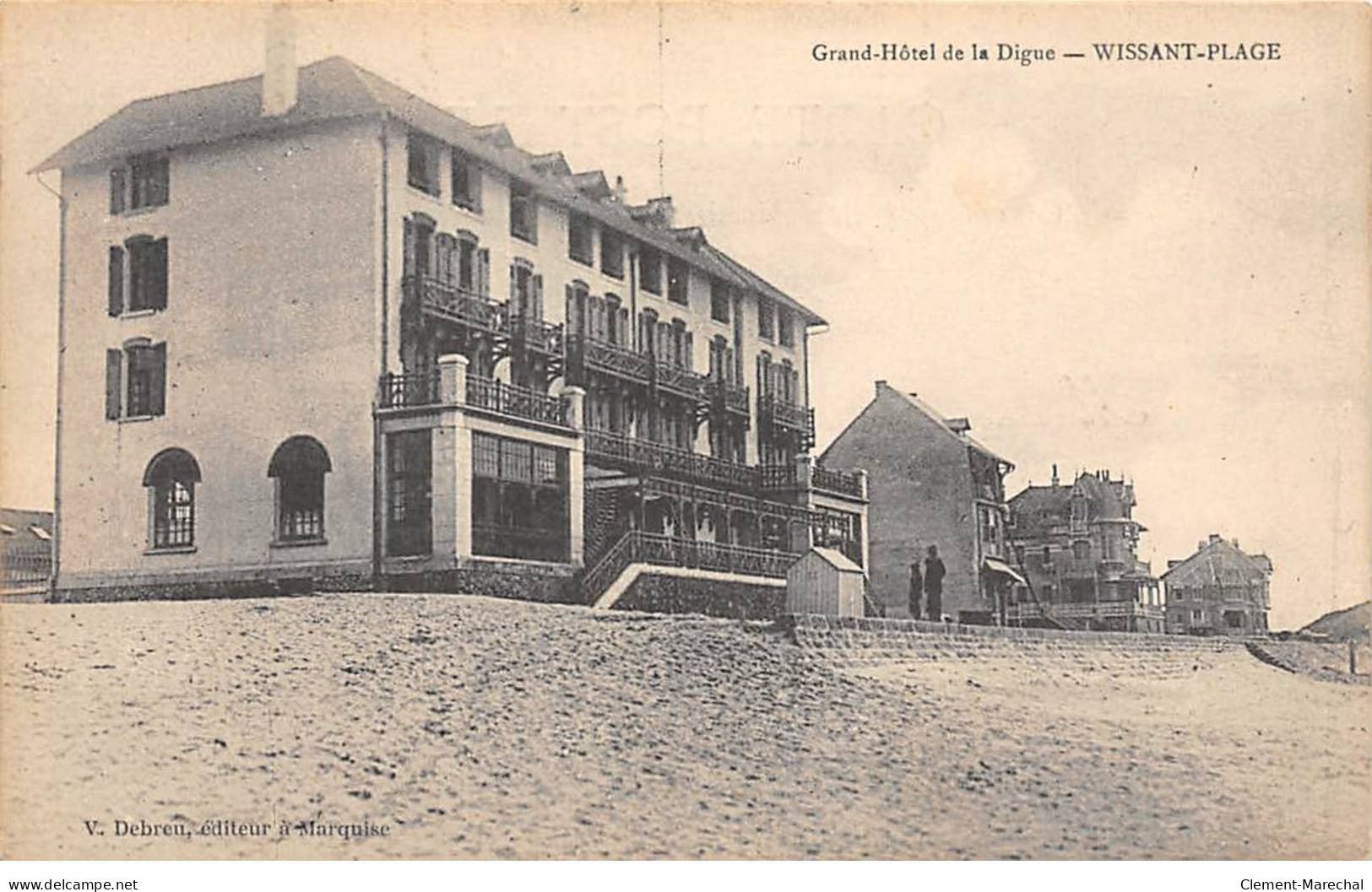 WISSANT PLAGE - Grand Hôtel De La Digue - Très Bon état - Wissant