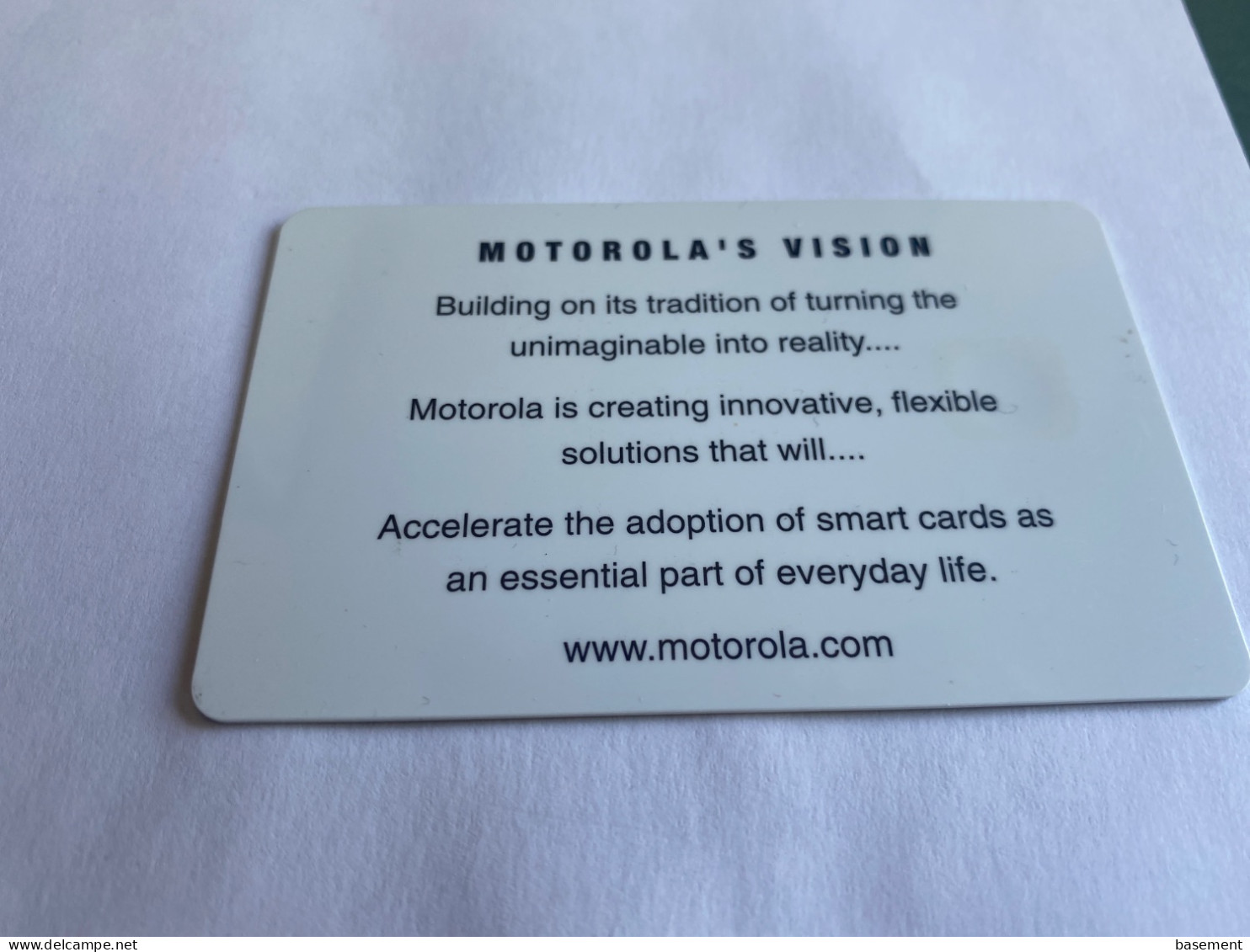1:084 - Motorola Smartcard - Autres & Non Classés