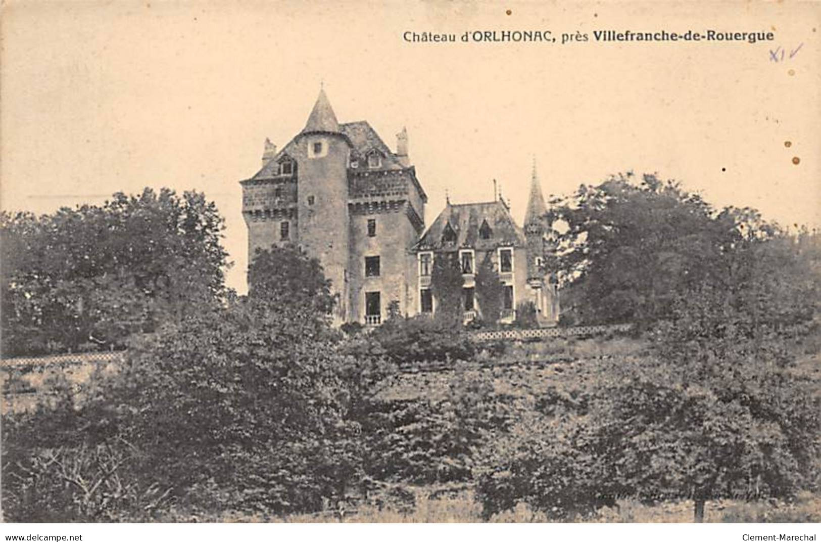 Château D'ORLHONAC Près Villefranche De Rouergue - Très Bon état - Other & Unclassified