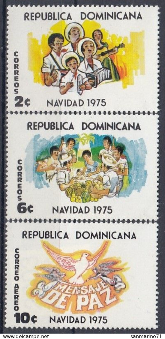 DOMINICAN REPUBLIC 1112-1114,unused,Christmas 1975 (**) - Dominicaanse Republiek