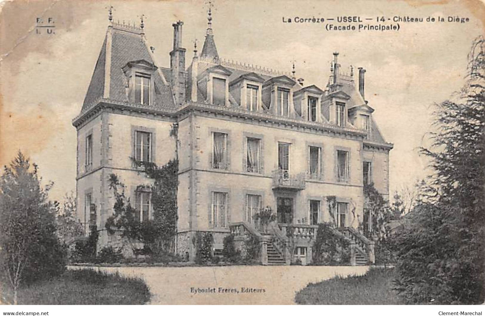 USSEL - Château De La Diège - état - Ussel