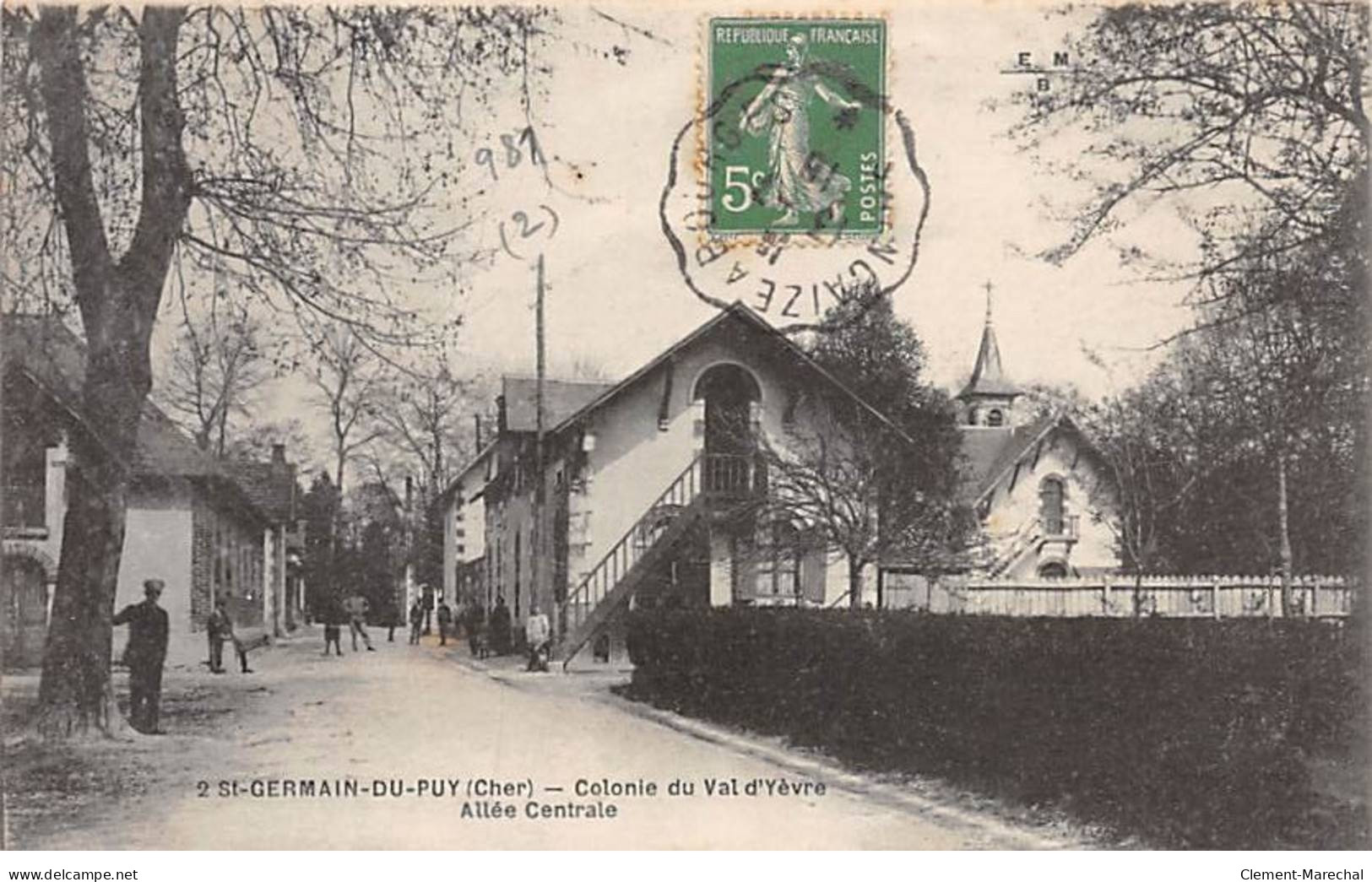 SAINT GERMAIN DU PUY - Colonie Du Val D'Yèvre - Allée Centrale - Très Bon état - Autres & Non Classés