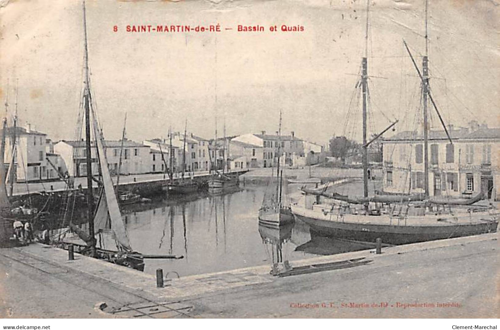 SAINT MARTIN DE RE - Bassin Et Quais - état - Saint-Martin-de-Ré