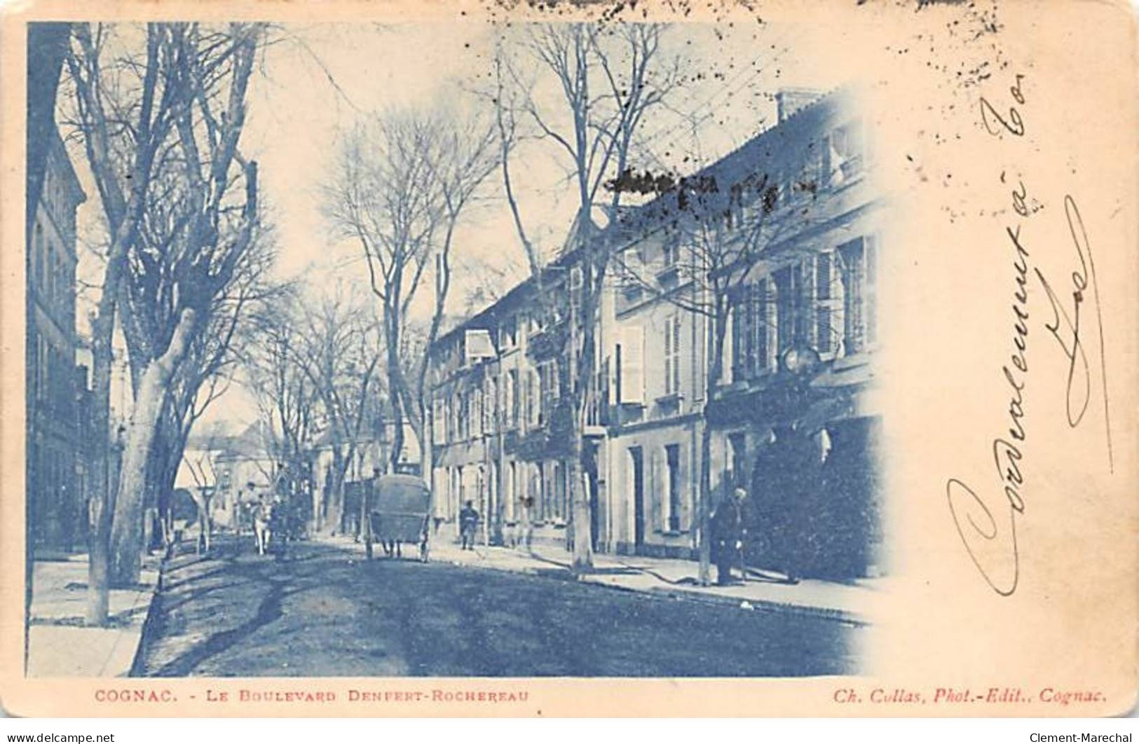 COGNAC - Le Boulevard Denfert Rochereau - état - Cognac