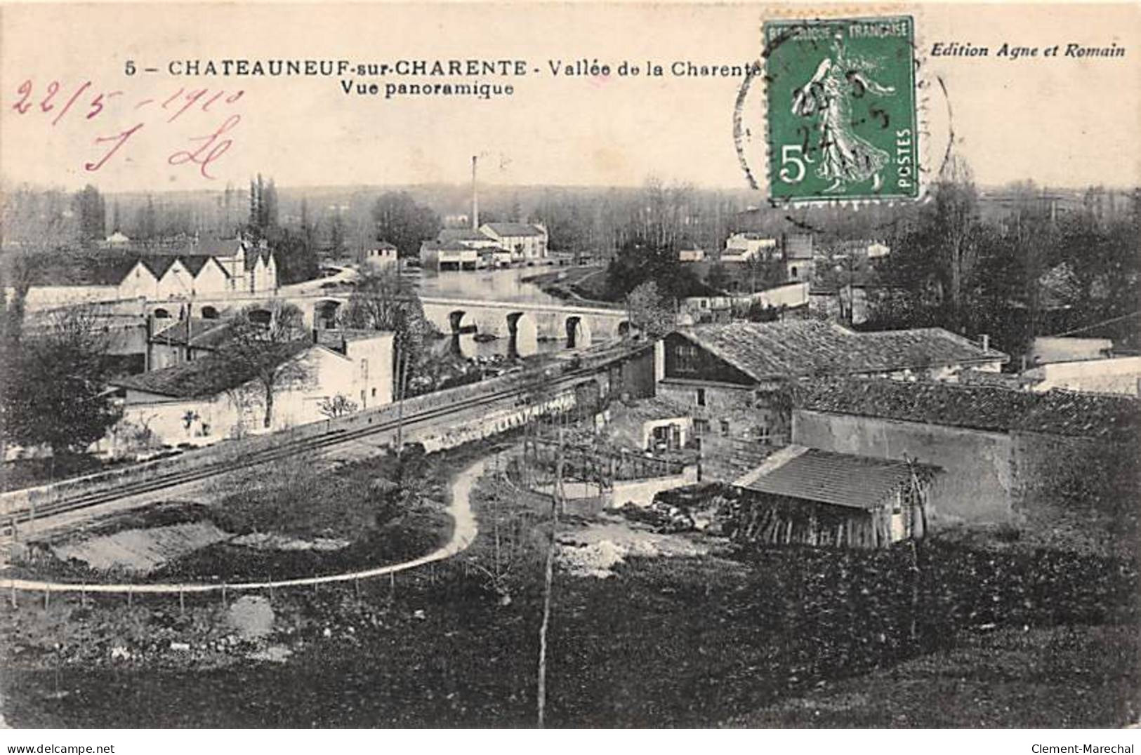 CHATEAUNEUF SUR CHARENTE - Vue Panoramique - état - Chateauneuf Sur Charente