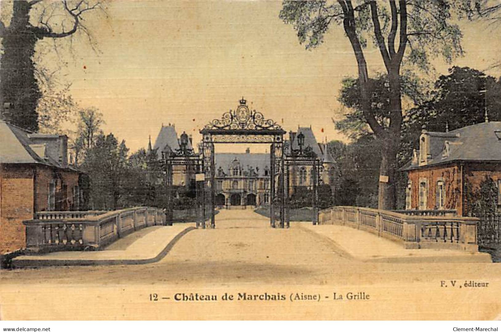 Château De MARCHAIS - La Grille - Très Bon état - Autres & Non Classés