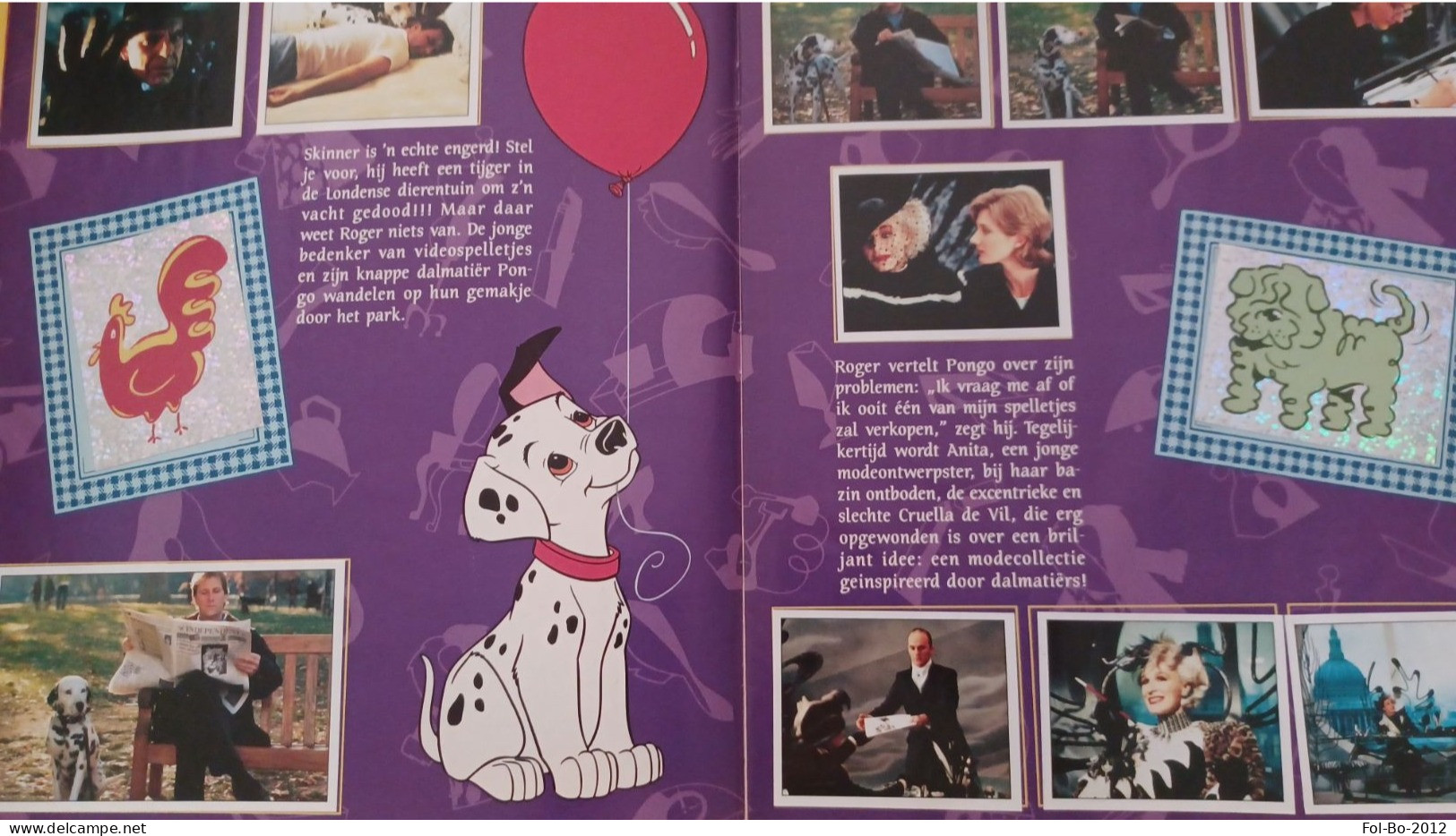 101 Echte Dalmatiers  La Carica Dei 101 Disney Album Completo Panini 1997 - Sonstige & Ohne Zuordnung