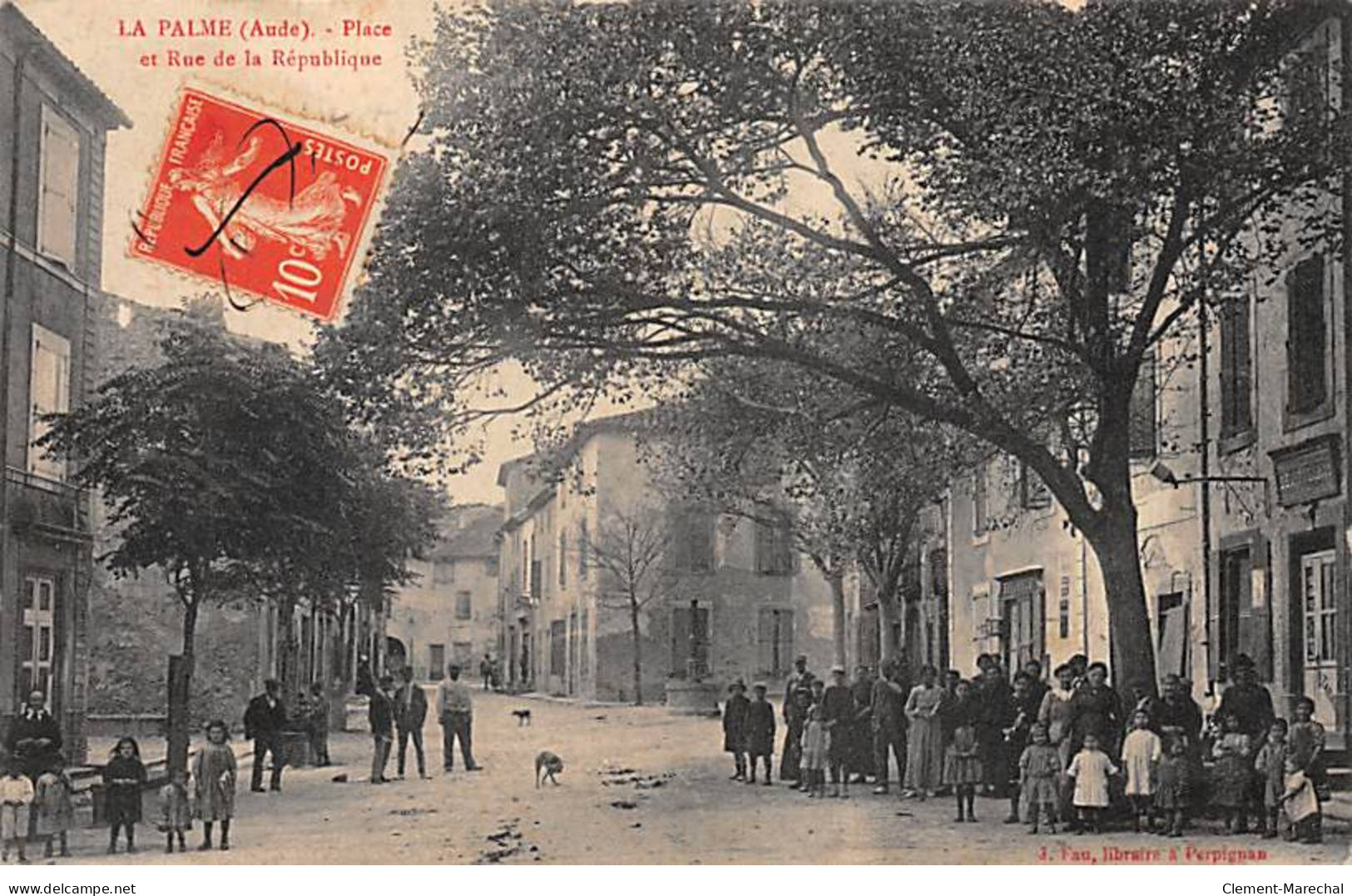 LA PALME - Place Et Rue De La République - état - Autres & Non Classés