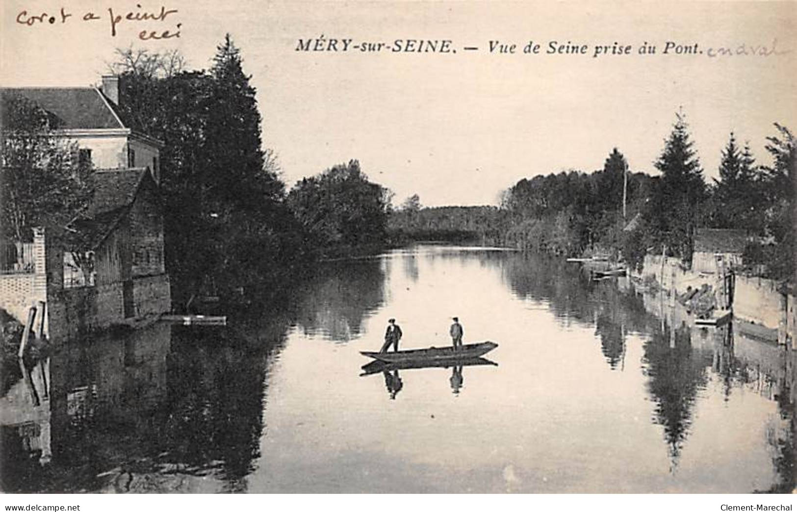 MERY SUR SEINE - Vue De Seine Prise Du Pont - Très Bon état - Autres & Non Classés