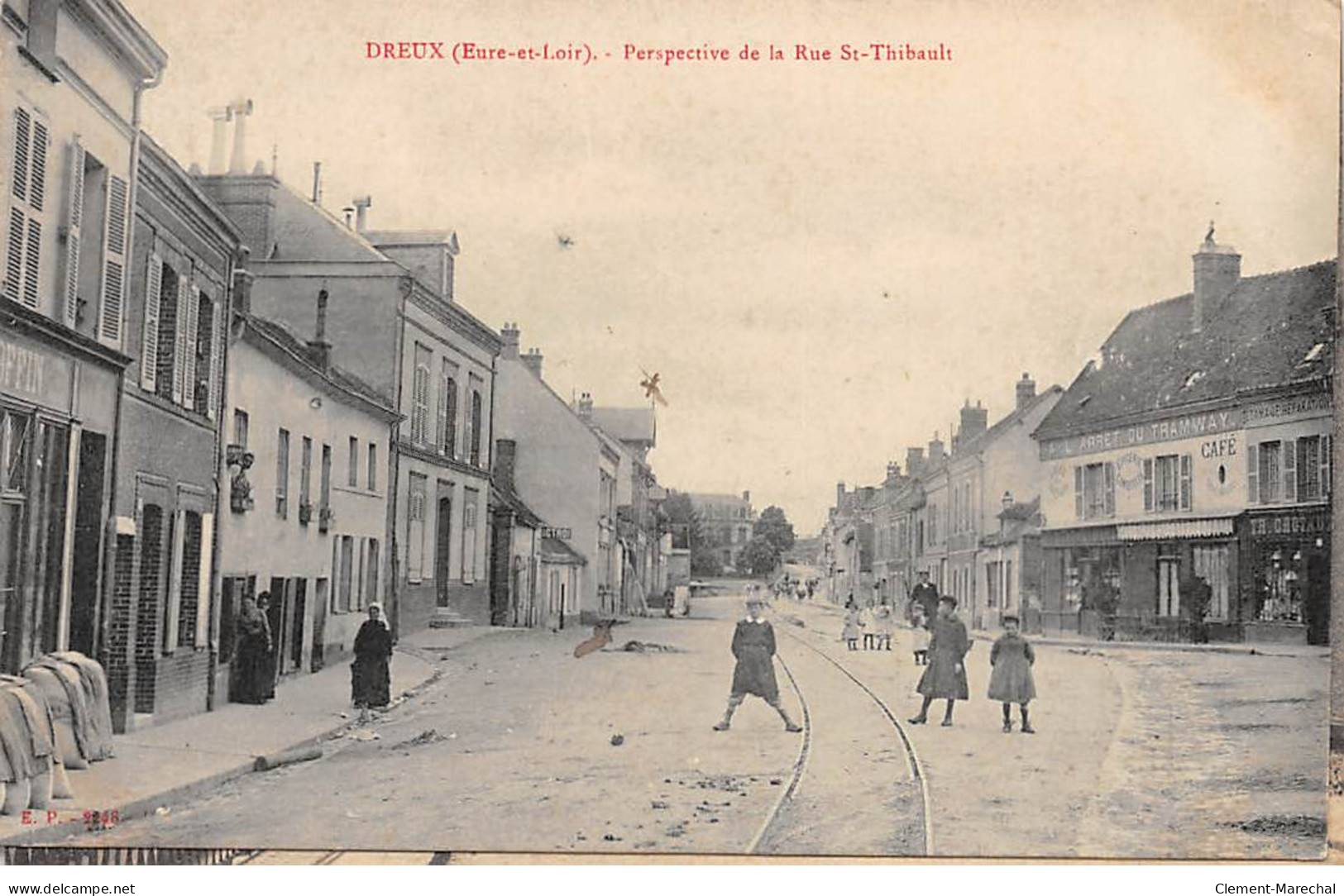 DREUX - Prespective De La Rue Saint Thibault - Très Bon état - Dreux