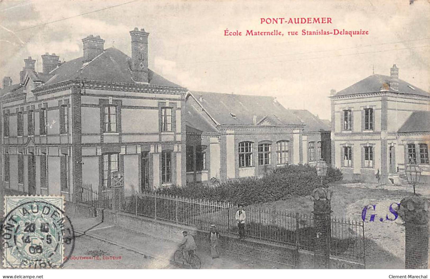 PONT AUDEMER - Ecole Maternelle - Rue Stanislas Delaquaize - Très Bon état - Pont Audemer