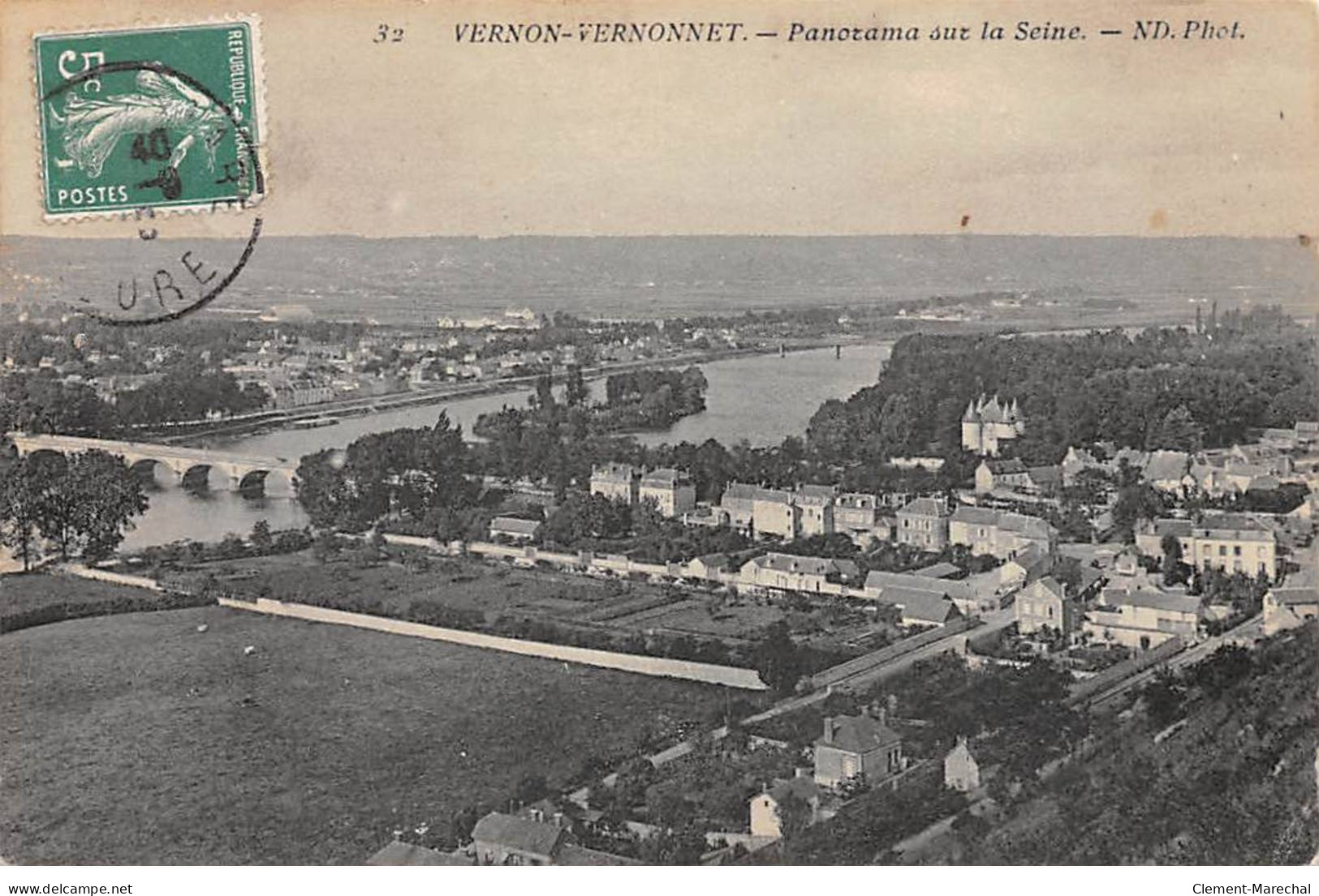 VERNON - VERNONET - Panorama Sur La Seine - état - Vernon