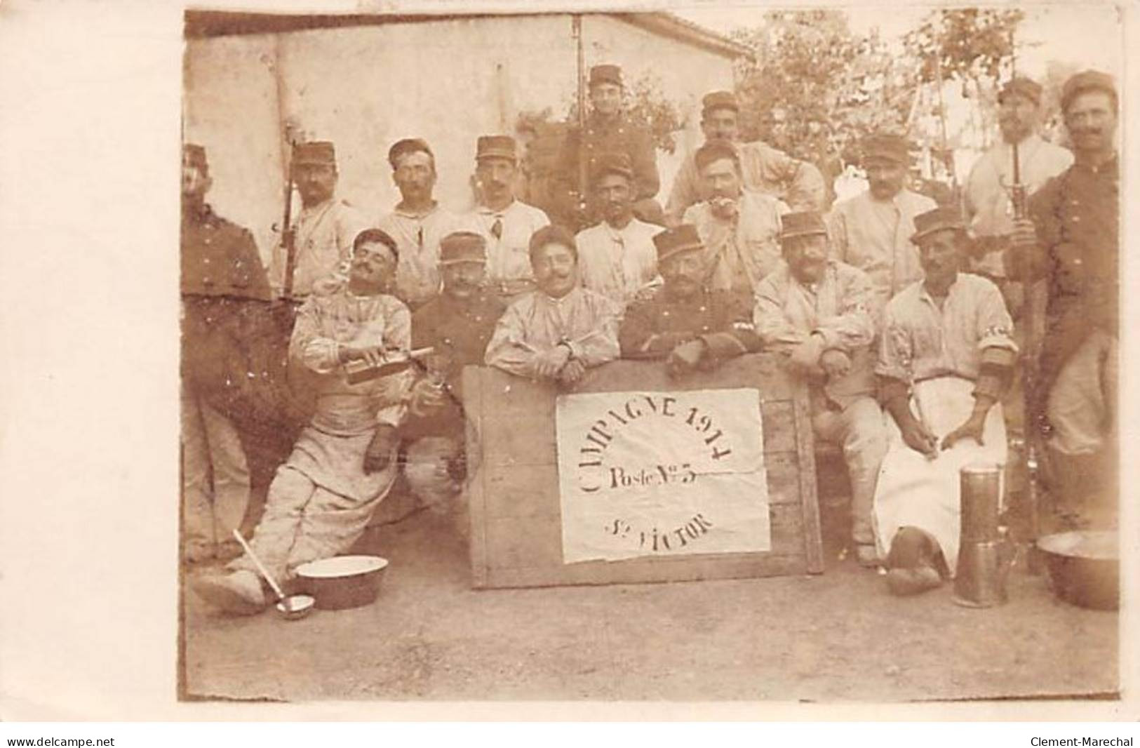 Campagne 1914 - SAINT VICTOR - Poste N°5 - Très Bon état - Autres & Non Classés