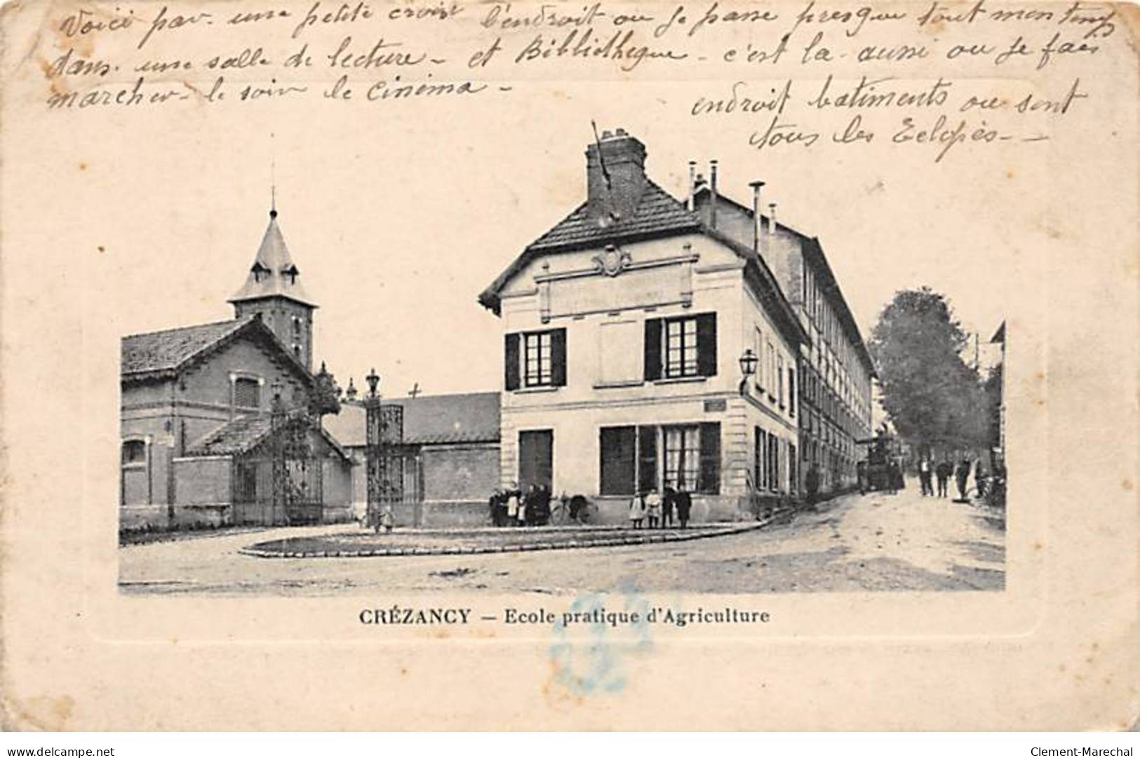 CREZANCY - Ecole Pratique D'Agriculture - état - Autres & Non Classés