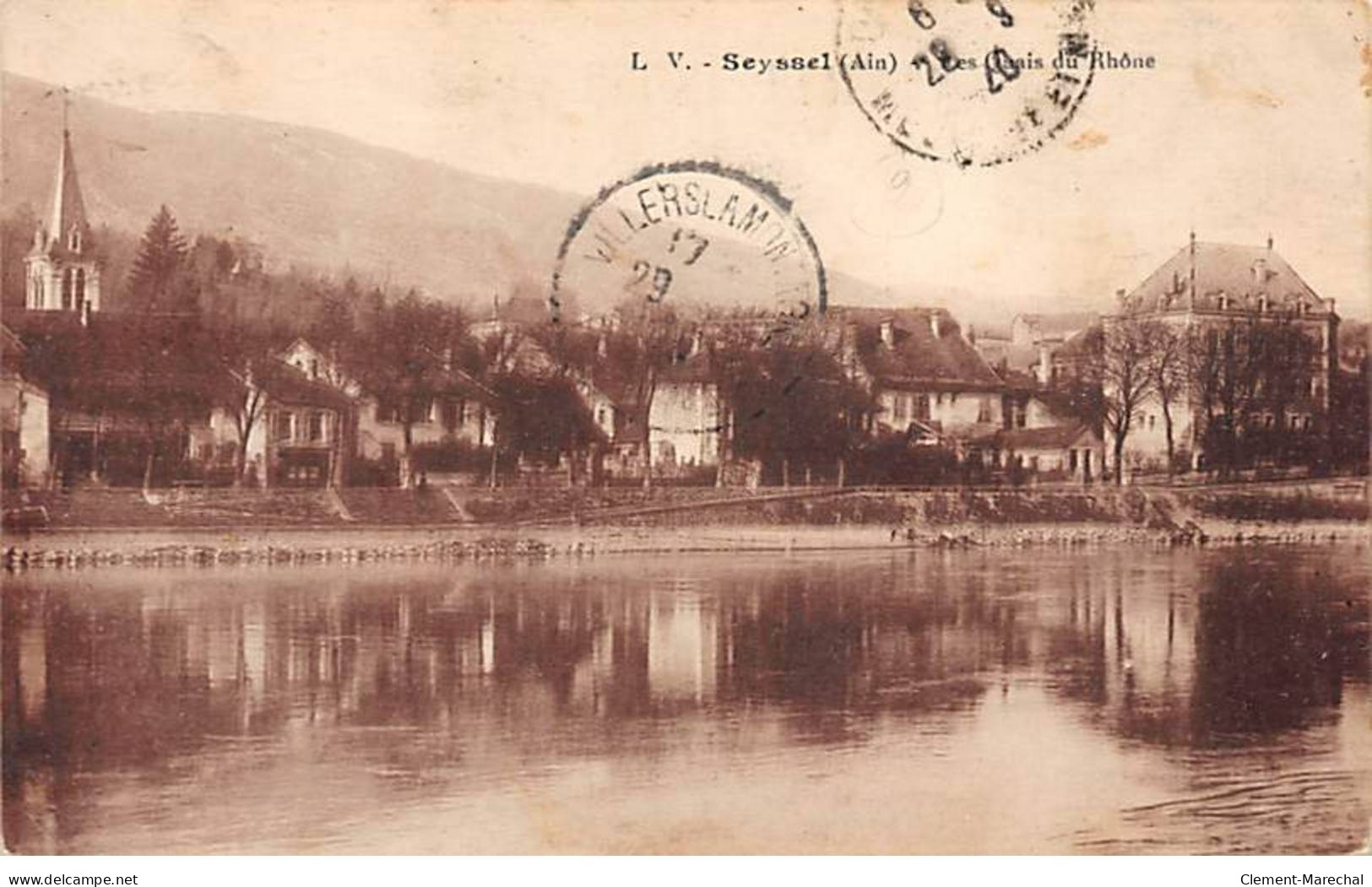 SEYSSEL - Les Quais Du Rhône - état - Seyssel