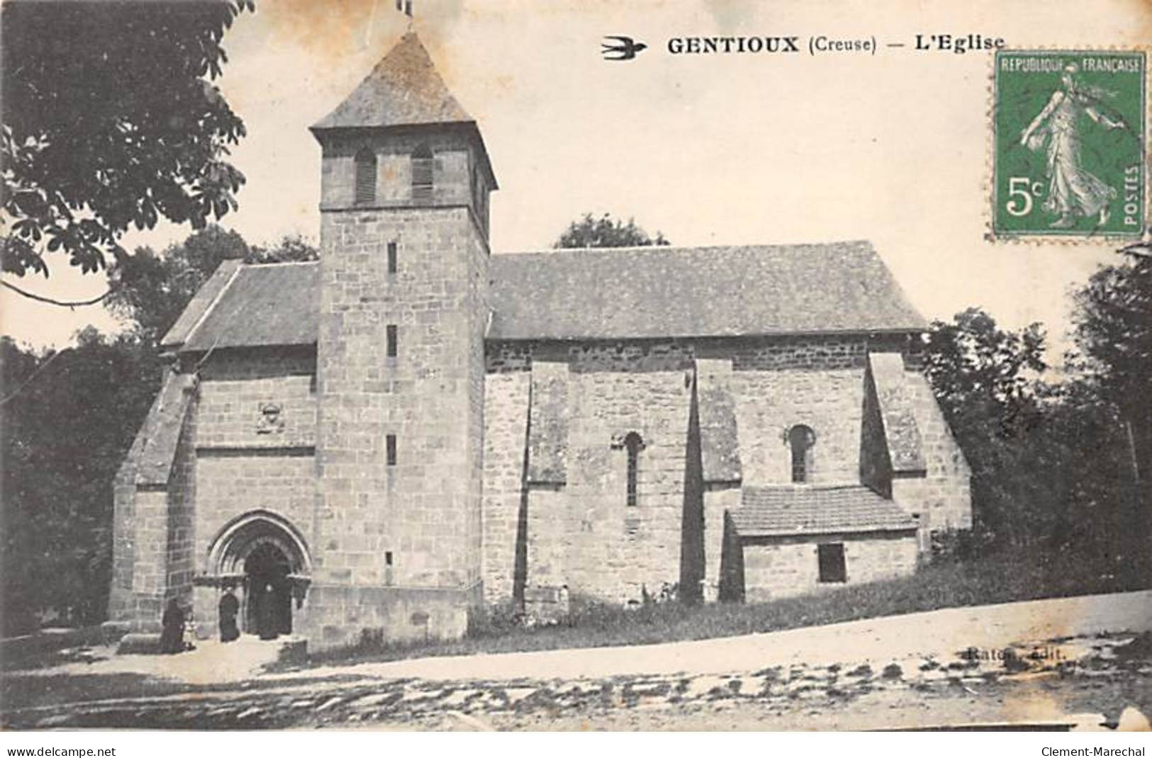 GENTIOUX - L'Eglise - Très Bon état - Autres & Non Classés