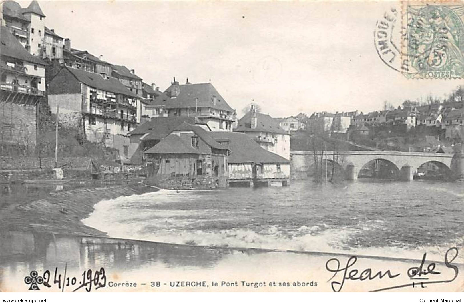 UZERCHE - Le Pont Turgot Et Ses Abords - état - Uzerche