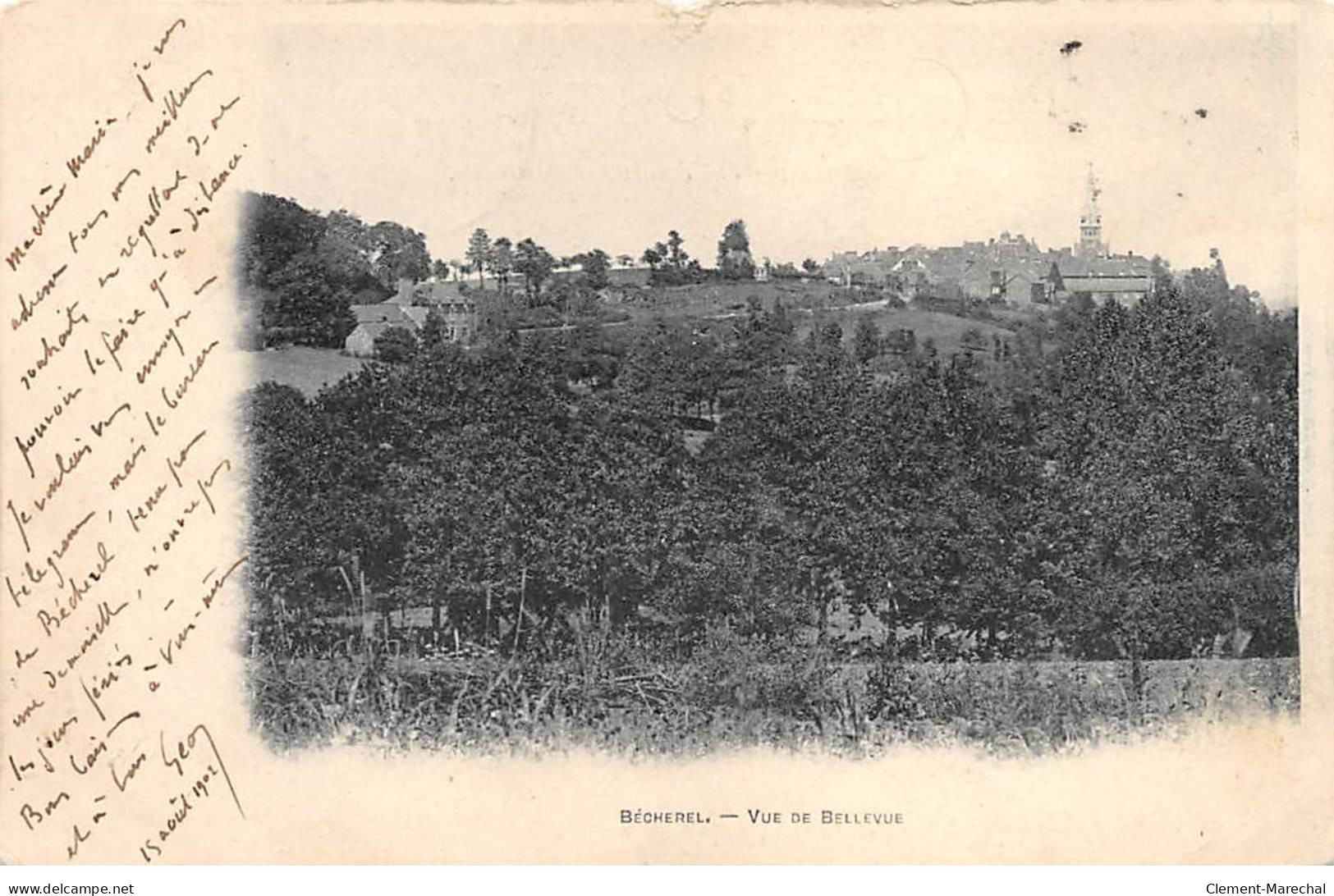 BECHEREL - Vue De Bellevue - état - Bécherel