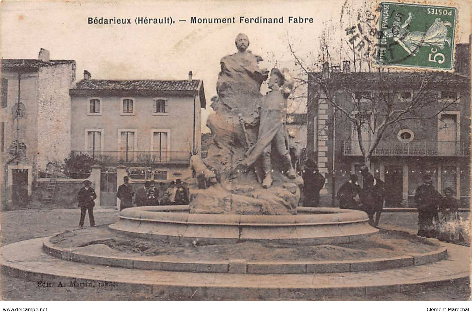 BEDARIEUX - Monument Ferdinand Fabre - Très Bon état - Bedarieux
