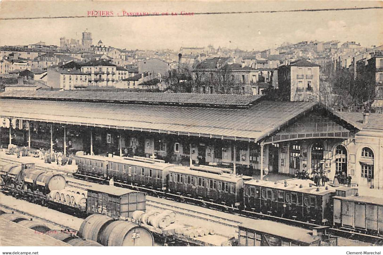 BEZIERS - Panorama De La Gare - Très Bon état - Beziers