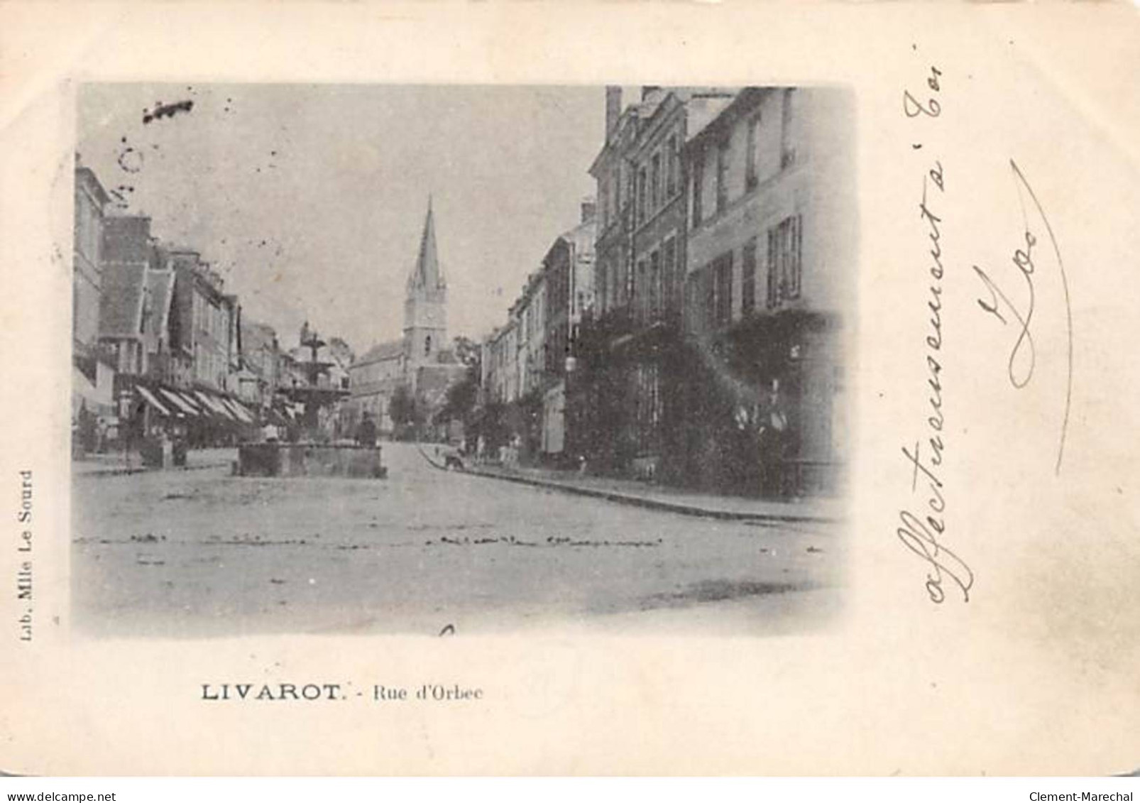 LIVAROT - Rue D'Orbec - état - Livarot