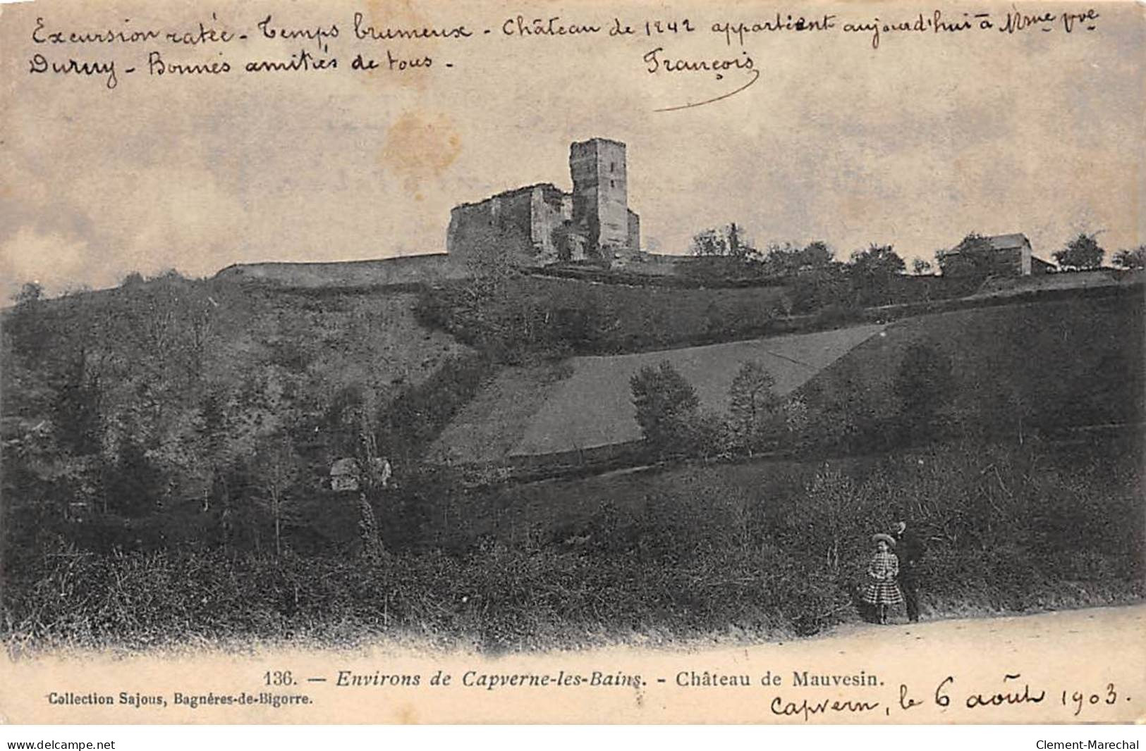 Environs De CAPVERNE LES BAINS - Château De MAUVESIN - Très Bon état - Autres & Non Classés