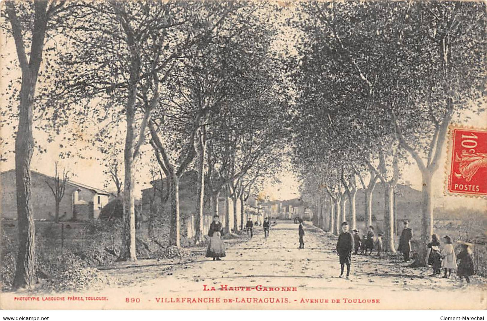 VILLEFRANCHE DE LAURAGUAIS - Avenue De Toulouse - Très Bon état - Other & Unclassified