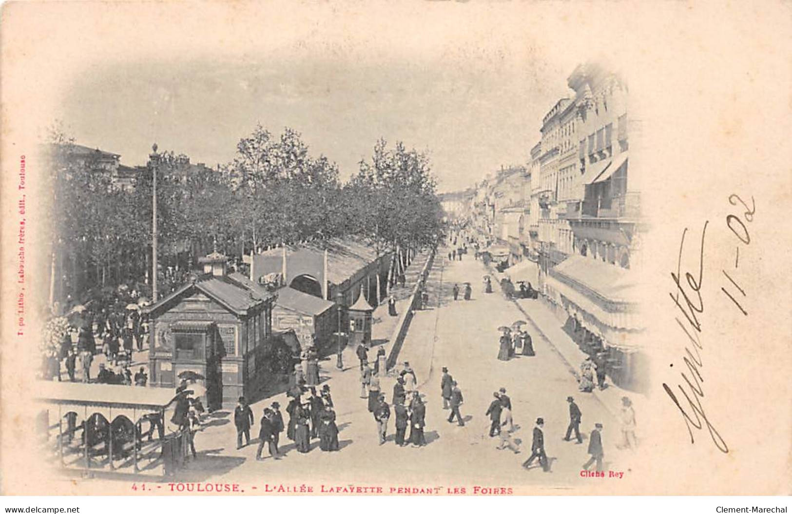 TOULOUSE - L'Allée Lafayette Pendant Les Foires - Très Bon état - Toulouse