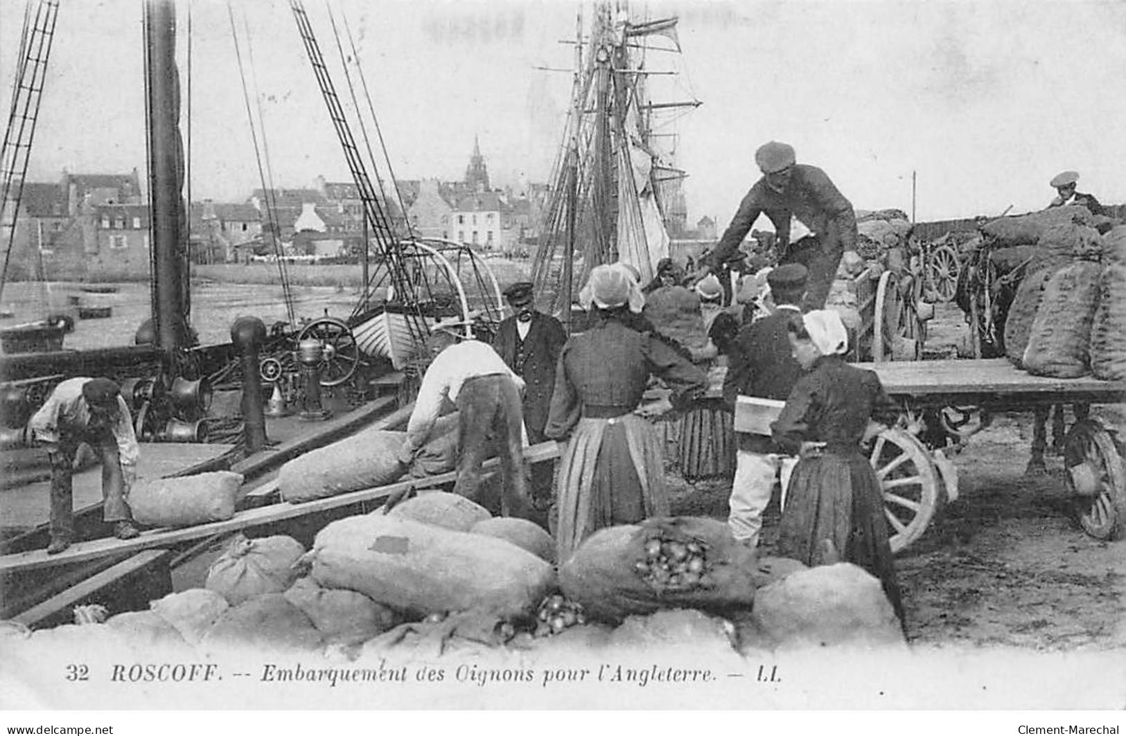 ROSCOFF - Embarquement Des Oignons Pour L'Angleterre - Très Bon état - Roscoff