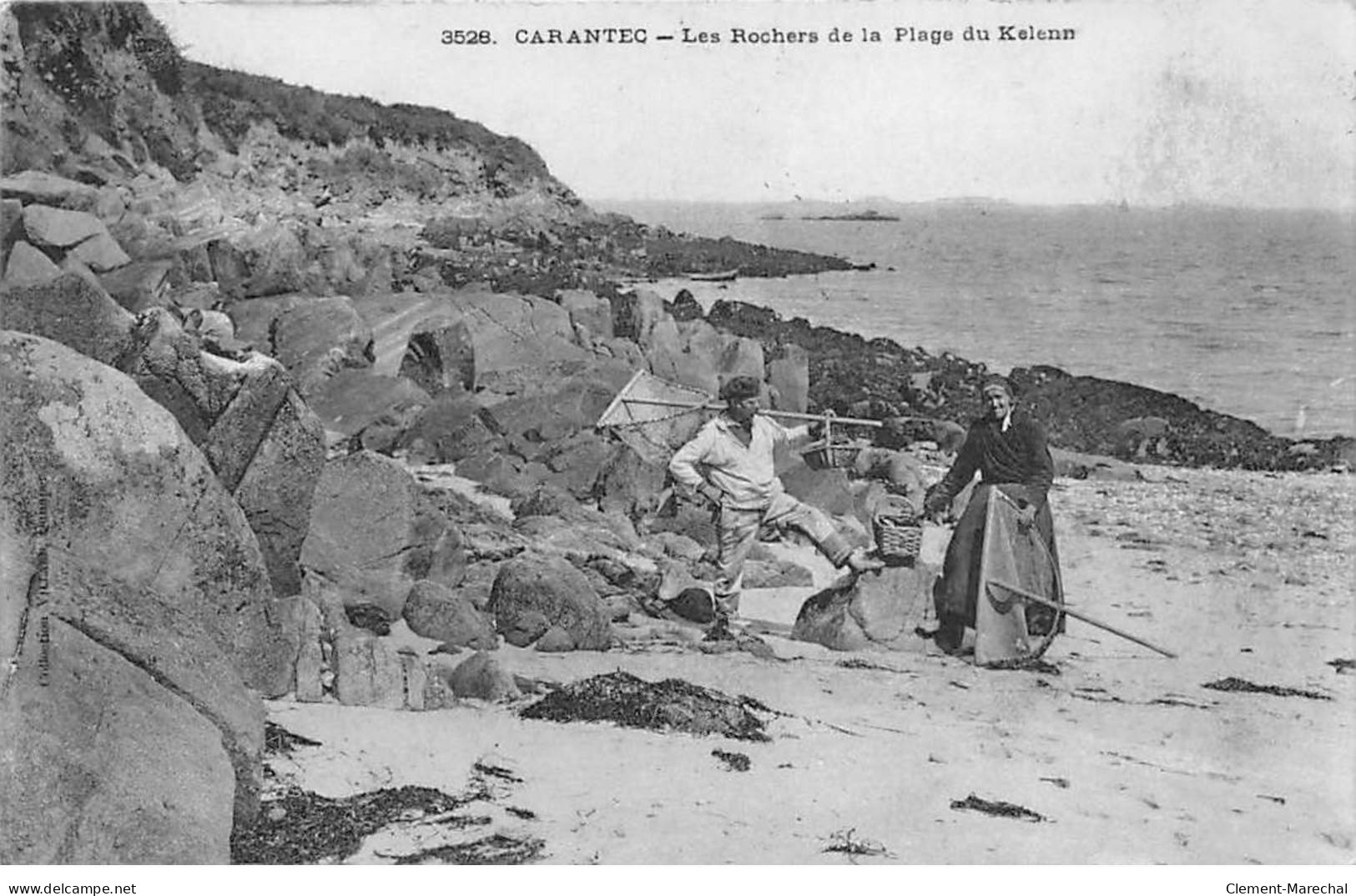 CARANTEC - Les Rochers De La Plage Du Kelenn - Très Bon état - Carantec