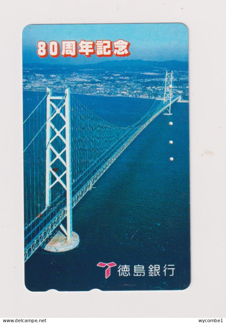 JAPAN  - Suspension Bridge Magnetic Phonecard - Japan