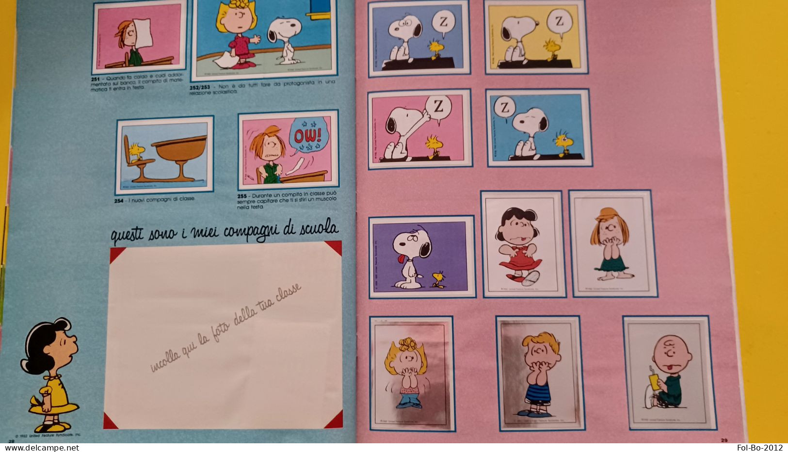 I Love Snoopy Album Completo Panini 1990 - Edition Italienne