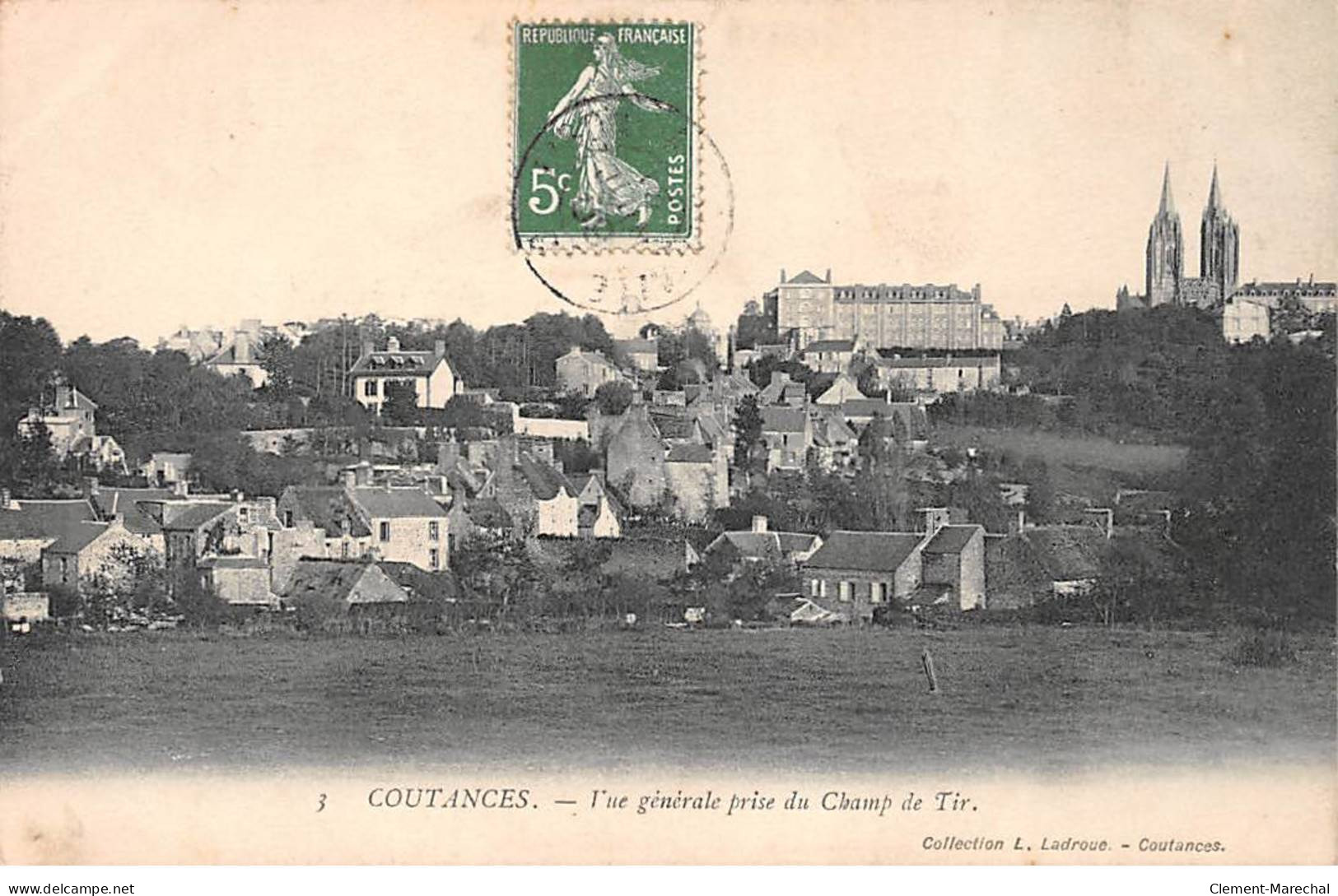 COUTANCES - Vue Générale Prise Du Champ De Tir - Très Bon état - Coutances