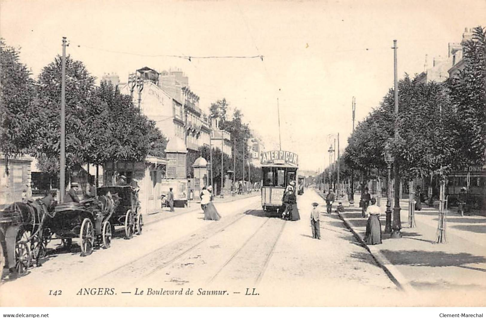 ANGERS - Le Boulevard De Saumur - Très Bon état - Angers