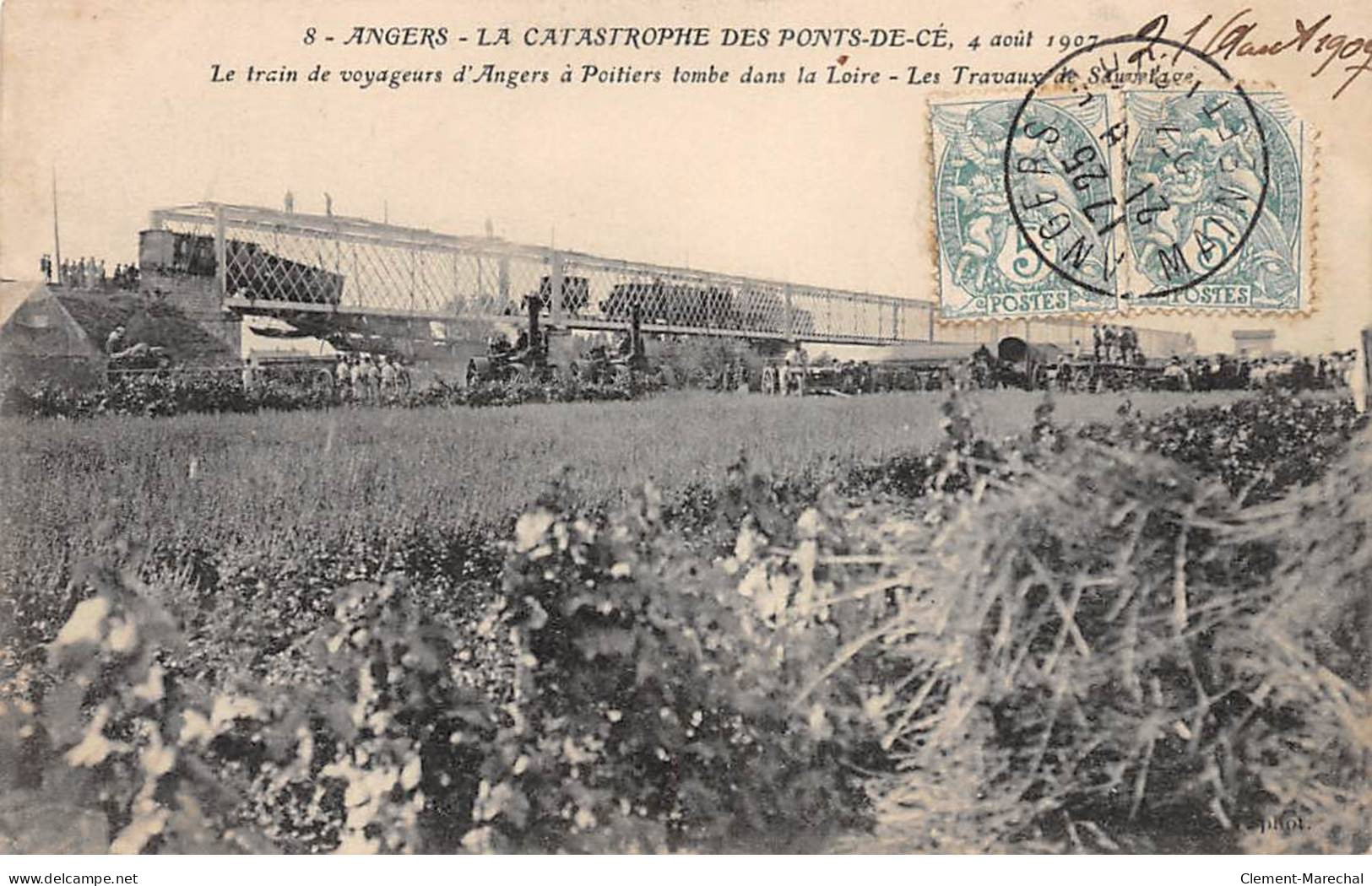 ANGERS - La Catastrophe Des PONTS DE CE - 4 Août 1907 - Très Bon état - Les Ponts De Ce