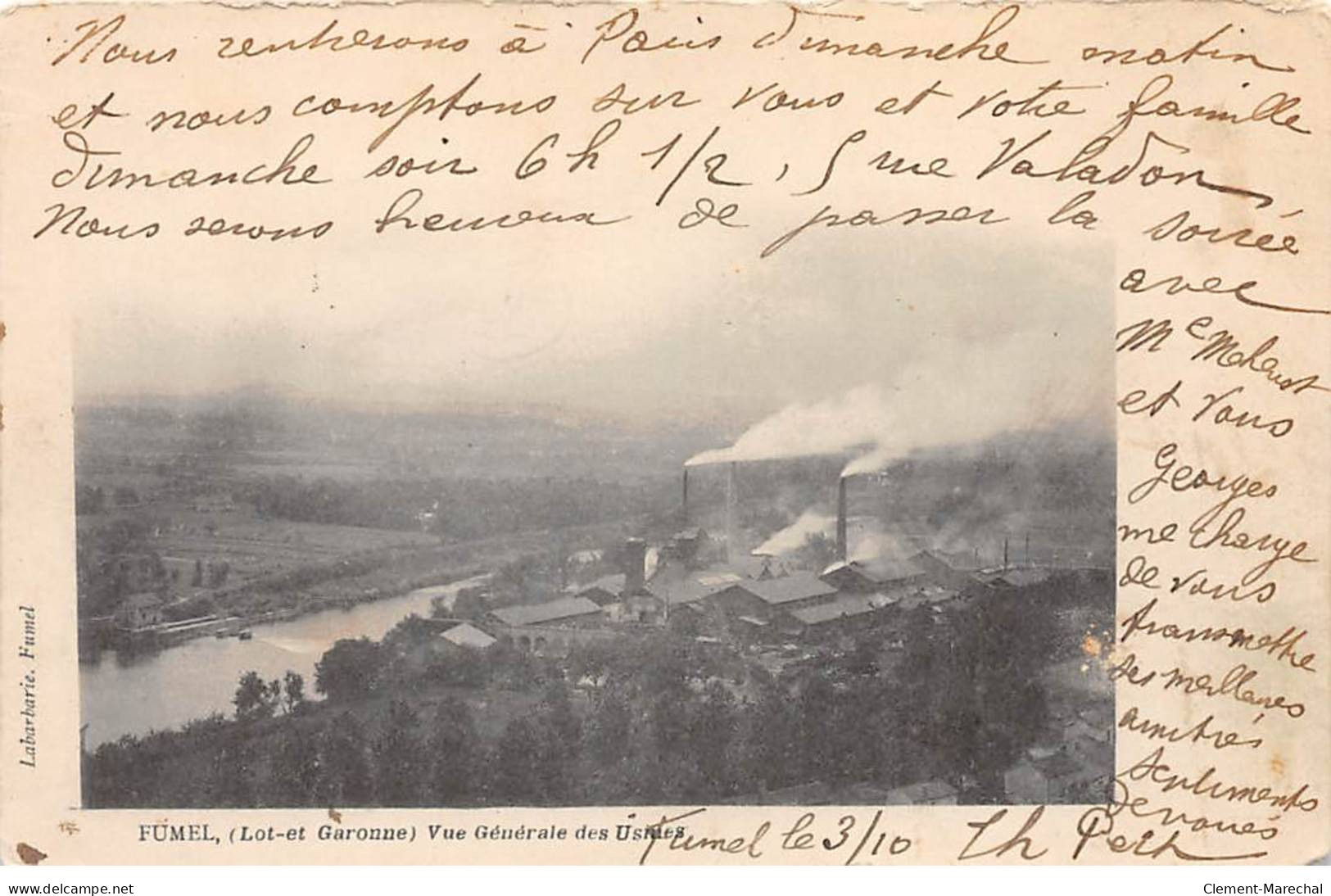 FUMEL - Vue Générale Des Usines - Très Bon état - Fumel