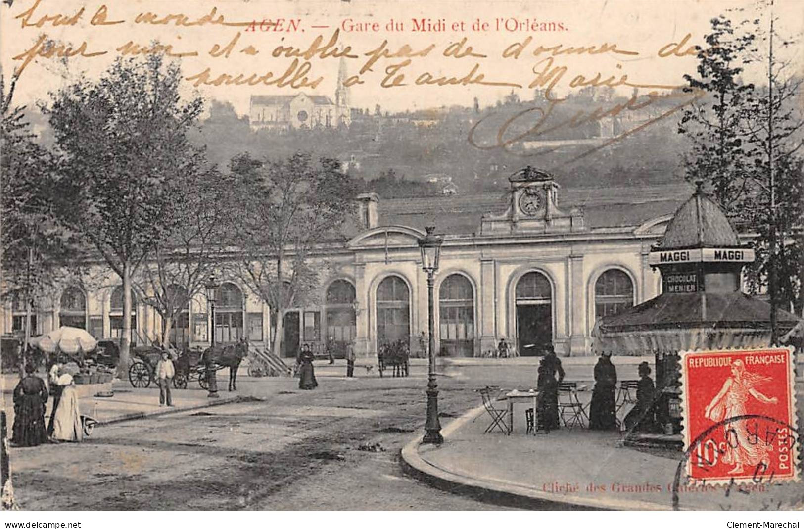 AGEN - Gare Du Midi Et De L'Orléans - état - Agen