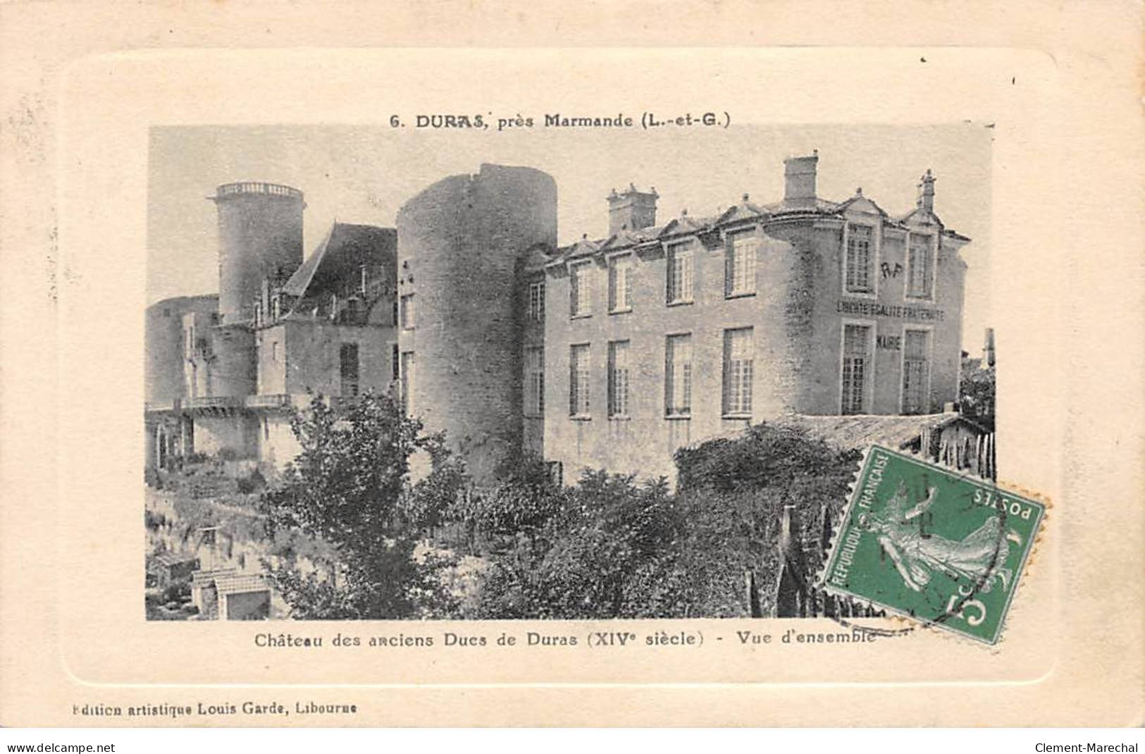DURAS Près Marmande - Château Des Anciens Ducs De Duras - Très Bon état - Other & Unclassified