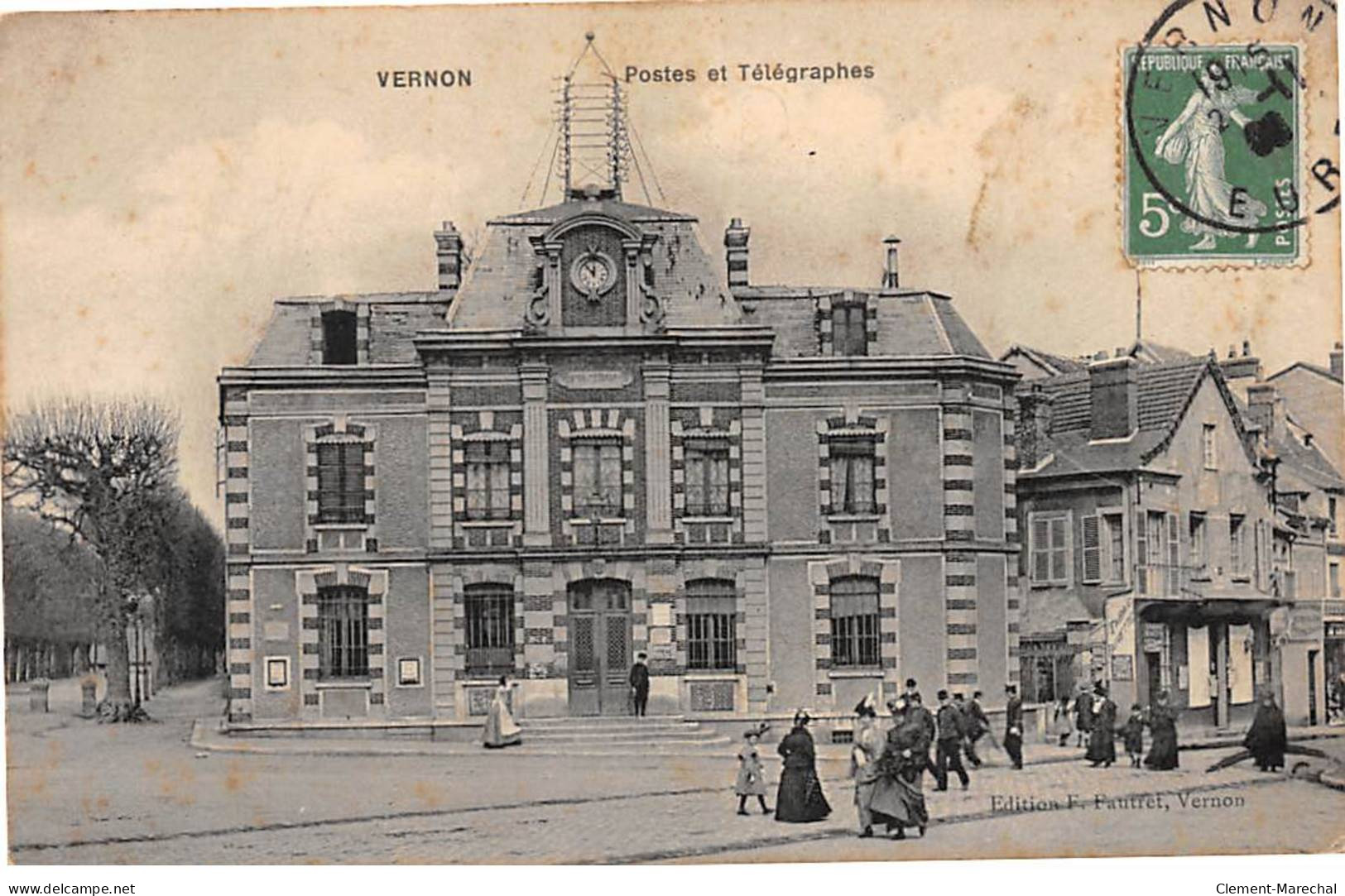 VERNON - Postes Et Télégraphes - état - Vernon