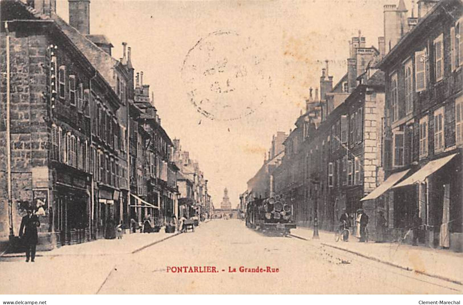 PONTARLIER - La Grande Rue - Très Bon état - Pontarlier