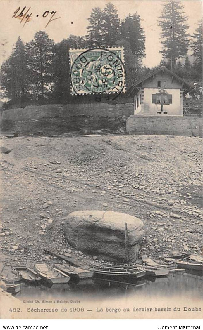 Sécheresse De 1906 - La Berge Au Dernier Bassin Du Doubs - Très Bon état - Other & Unclassified