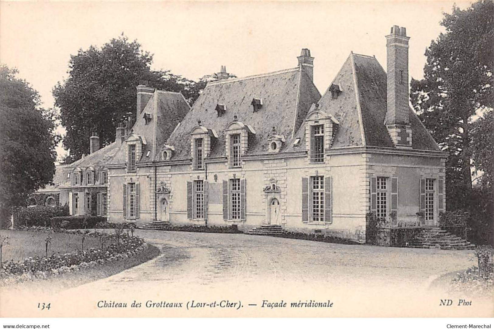 Château Des GROTTEAUX - Façade Méridionale - Très Bon état - Andere & Zonder Classificatie