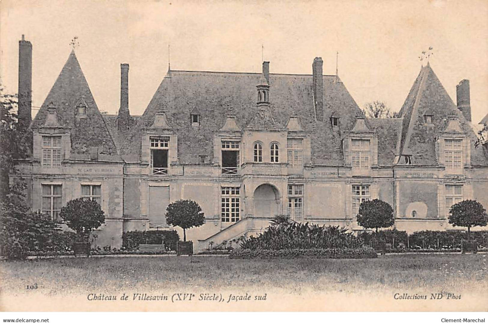 Château De VILLESAVIN - Façade Sud - Très Bon état - Autres & Non Classés
