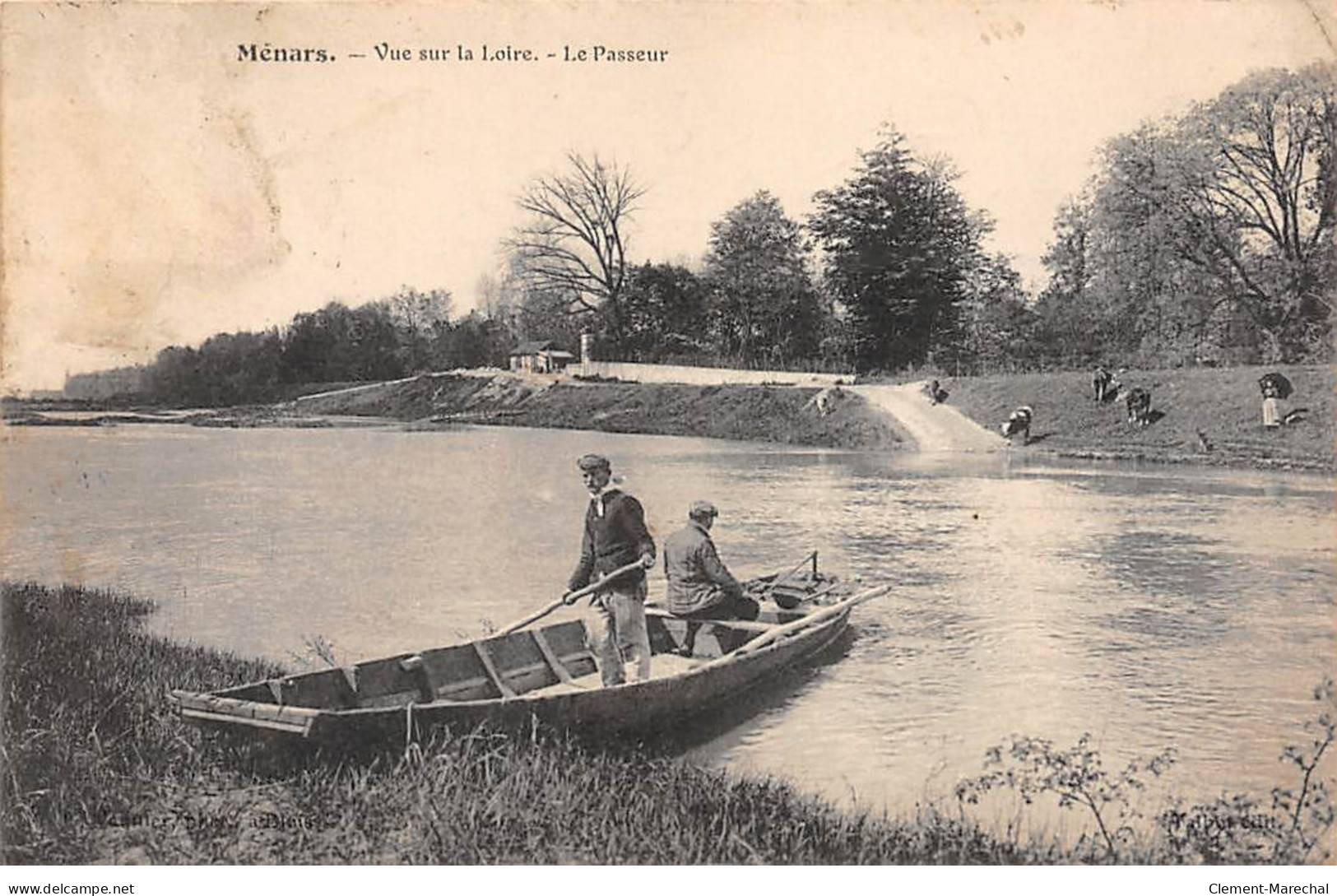 MENARS - Vue Sur La Loire - Le Passeur - état - Other & Unclassified