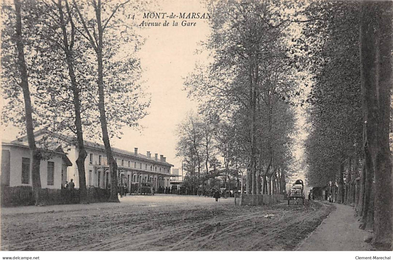MONT DE MARSAN - Avenue De La Gare - Très Bon état - Mont De Marsan