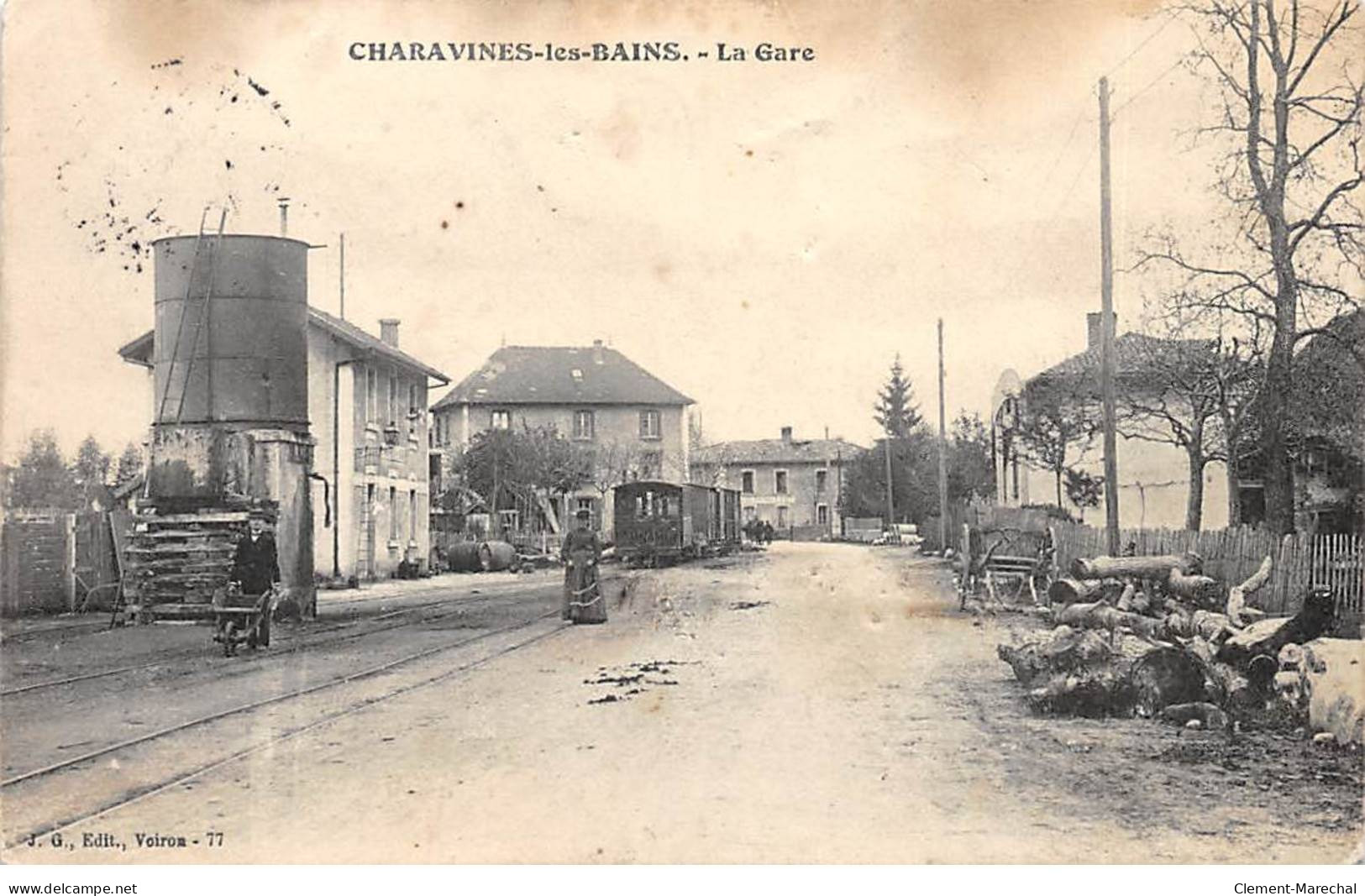 CHARAVINES LES BAINS - La Gare - état - Charavines