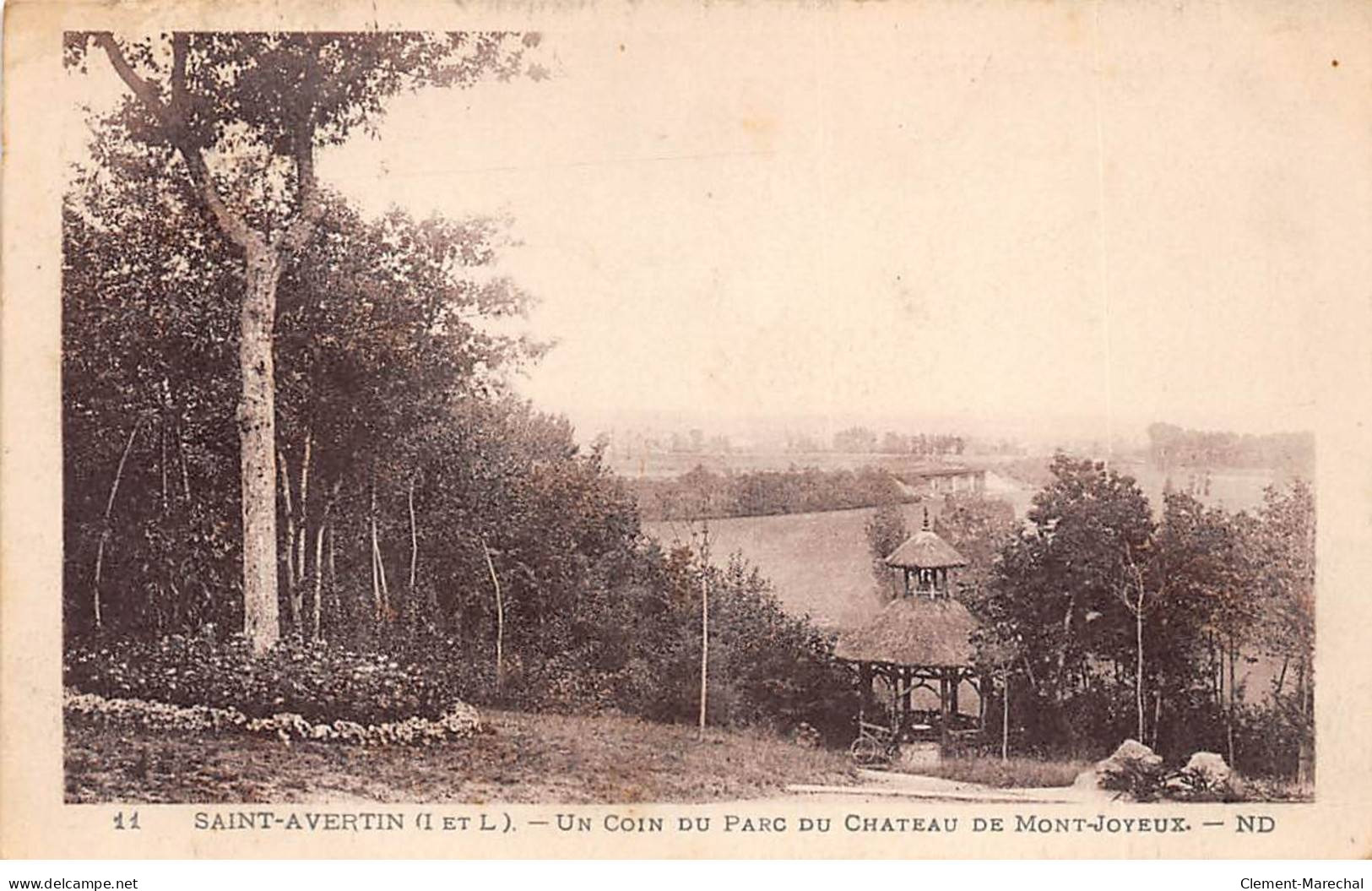 SAINT AVERTIN - Un Coin Du Parc Du Chateau De Mont Joyeux - Très Bon état - Saint-Avertin