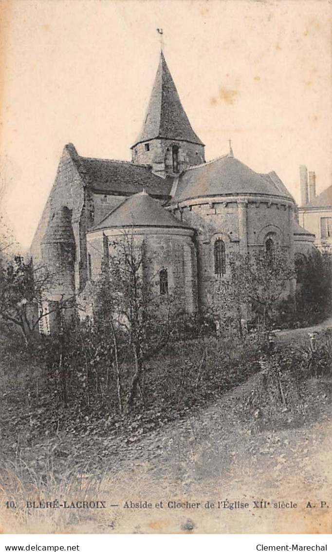 BLERE LACROIX - Abside Et Clocher De L'Eglise - Très Bon état - Bléré