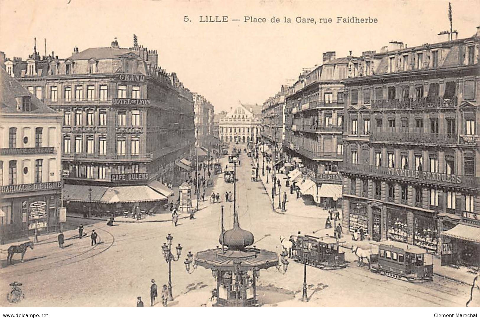 LILLE - Place De La Gare - Rue Faidherbe - Très Bon état - Lille