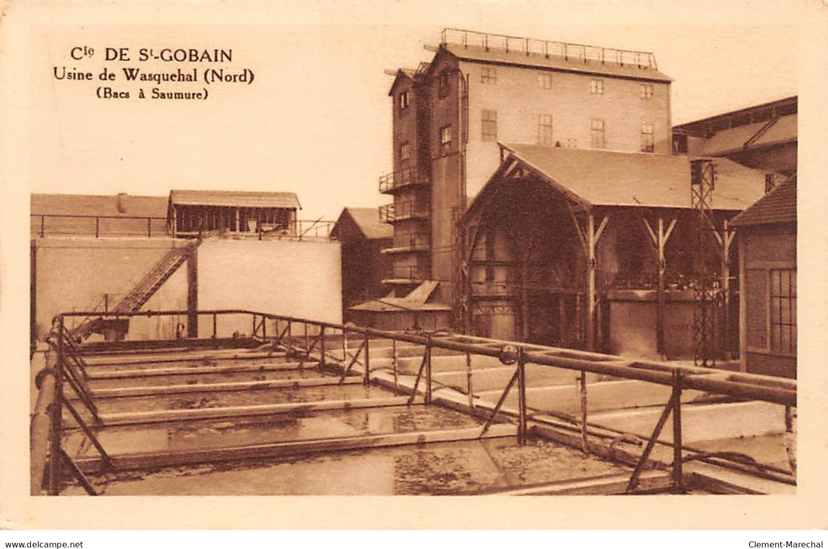 Usine De WASQUEHAL - Compagnie De SAINT GOBAIN - Très Bon état - Autres & Non Classés